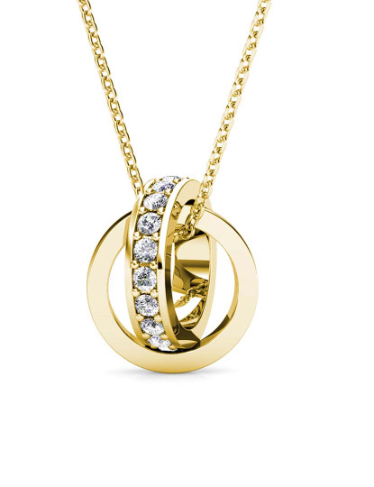 imagem de Pendente Circle Hoop Senhora Dourado 3