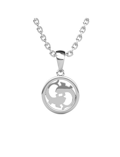 imagem de Pendente do Zodíaco Pisces Cristal3