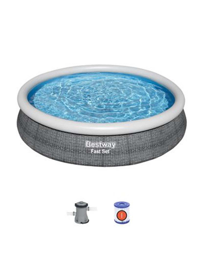 imagem de Piscina Insuflável Bestway Cinzento 5377 L 366 x 76 cm1