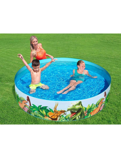 imagem de Piscina Insuflável para Crianças Bestway Dinossauros 244 x 46 cm2