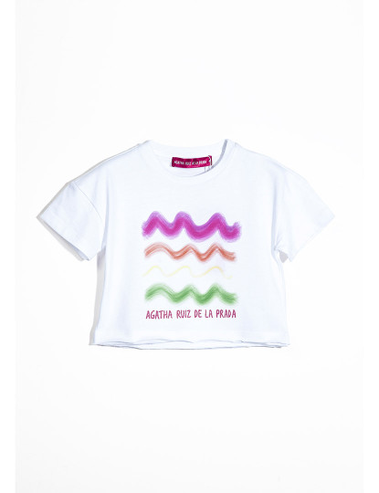imagem de T-Shirt Good Vibrations Agatha Ruiz de La Prada Branco1