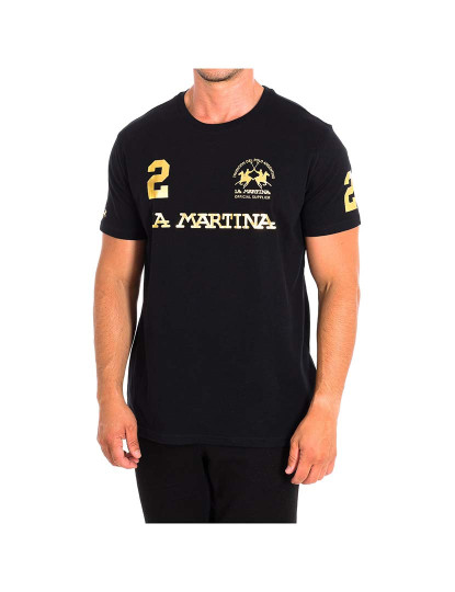 imagem de T-Shirt Homem Preto e Dourado1