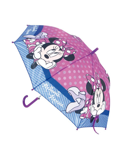 imagem de Guarda-chuva Automático Minnie Mouse Lucky Rosa (Ø 84 cm)2