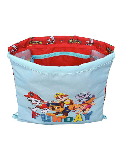 imagem de Mochila com Cordas The Paw Patrol Funday Vermelho Azul Claro (26 x 34 x 1 cm)5