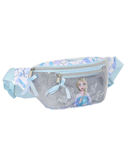 imagem de Bolsa de Cinto Frozen Memories Prata Azul Branco (23 x 12 x 9 cm)1