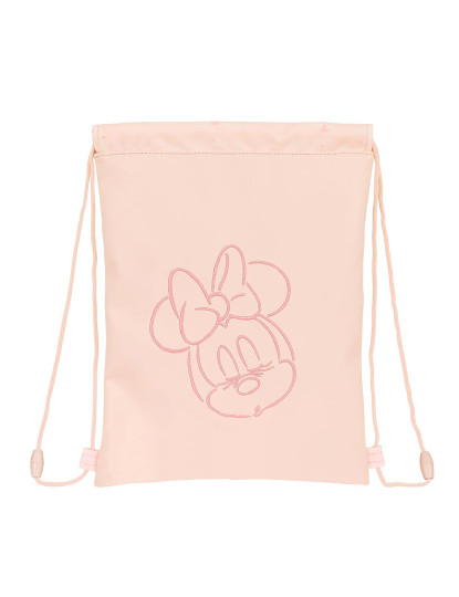 imagem de Mochila com Cordas Minnie Mouse Rosa (26 x 34 x 1 cm)1