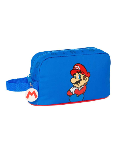 imagem de Lancheira Térmica Super Mario Play Azul Vermelho 21,5 x 12 x 6,5 cm2