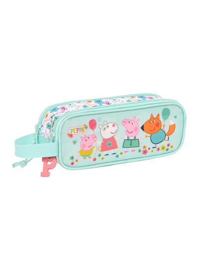 imagem de Mala de transporte dupla Peppa Pig Canto aconchegante Azul Claro (21 x 8 x 6 cm)3