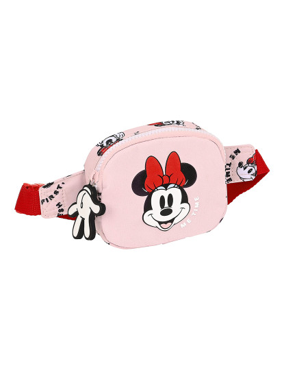 imagem de Bolsa de cinto Minnie Mouse Me time 14 x 11 x 4 cm rosa1