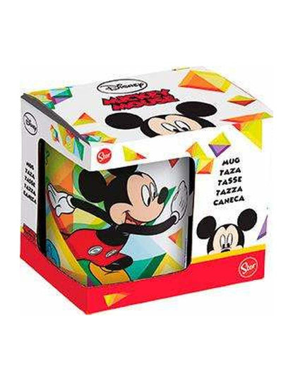 imagem de Caneca Mickey Mouse Happy smiles Cerâmica Vermelho Azul (350 ml)2