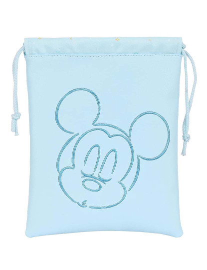 imagem de Lancheira Mickey Mouse Clubhouse Saco 20 x 25 cm Azul Claro1