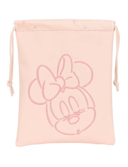 imagem de Lancheira Minnie Mouse Saco 20 x 25 cm Rosa1