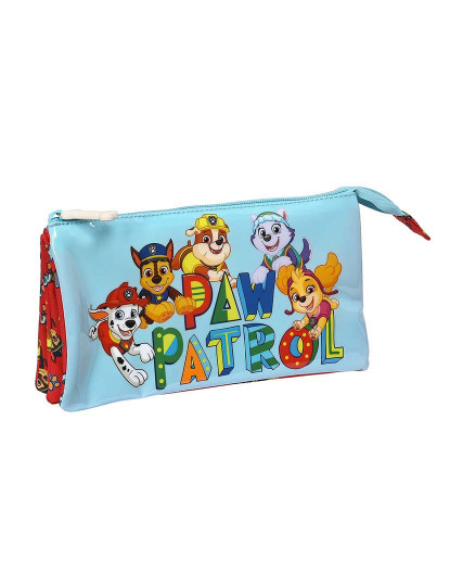 imagem de Bolsa Tripla The Paw Patrol Funday Vermelho Azul Claro (22 x 12 x 3 cm)1