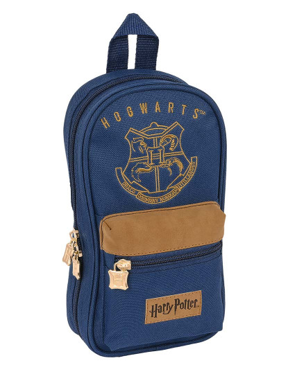 imagem de Mochila Estojo Harry Potter Magical Castanho Azul Marinho (12 x 23 x 5 cm) (33 Peças)5