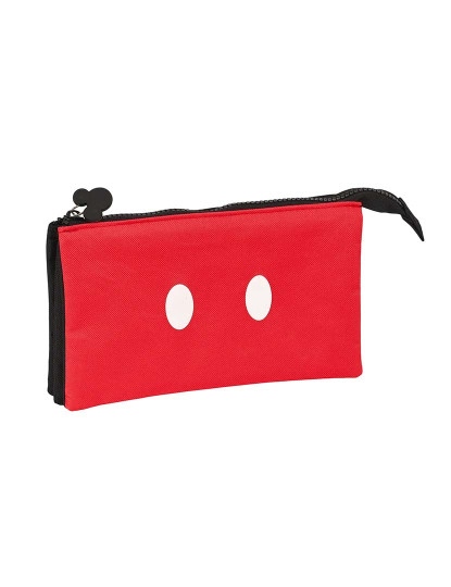 imagem de Mala de transporte tripla Mickey Mouse Clubhouse Mickey mood Vermelho Preto (22 x 12 x 3 cm)2