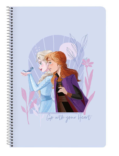 imagem de Caderno Frozen Believe Lilás A4 80 Folhas1