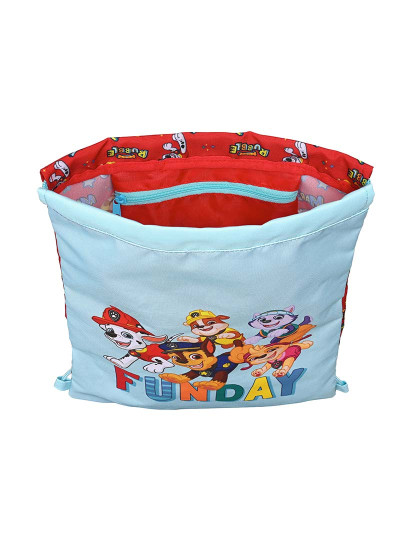 imagem de Mochila com Cordas The Paw Patrol Funday Vermelho Azul Claro (26 x 34 x 1 cm)6