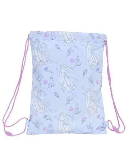 imagem de Mochila com Cordas Frozen Believe Lilás3