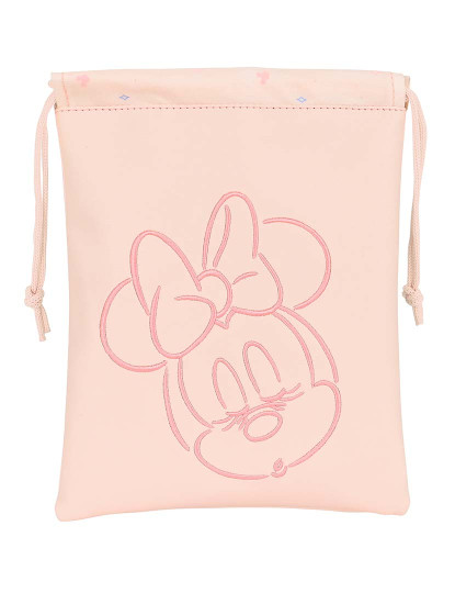 imagem de Lancheira Minnie Mouse Saco 20 x 25 cm Rosa2