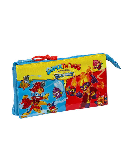 imagem de Carry-all triplo SuperThings Rescue force Azul 22 x 12 x 3 cm1