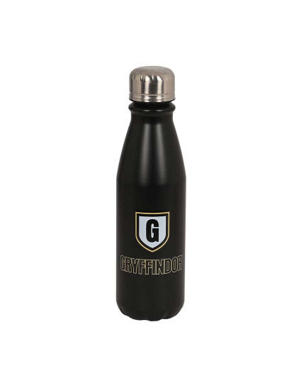 imagem de Garrafa de água Harry Potter Bravery Black Metal 500 ml3