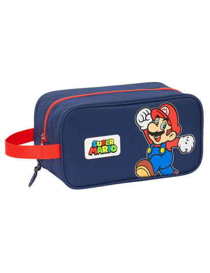 imagem de Porta-chinelos de viagem Super Mario World Azul marinho 29 x 15 x 14 cm1