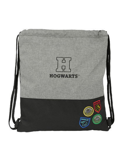 imagem de Mochila com Cordas Harry Potter House of Champions Preto Cinza 35 x 40 x 1 cm1