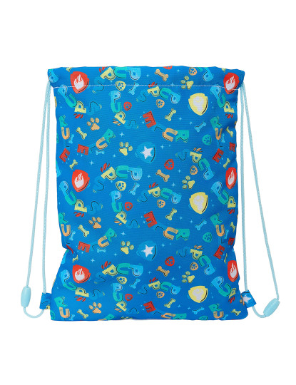 imagem de Mochila com cordas The Paw Patrol Pups regra Azul 26 x 34 x 1 cm1