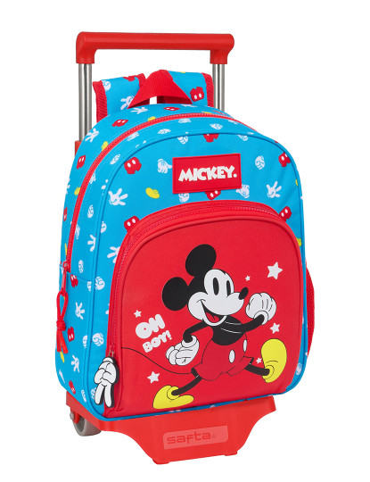 imagem de Mochila escolar com rodas Mickey Mouse Clubhouse Fantastic Azul Vermelho 28 x 34 x 10 cm1