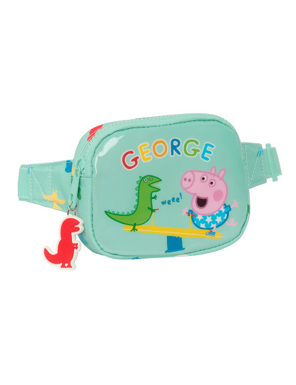 imagem de Bolsa de cinto Peppa Pig George Mint 14 x 11 x 4 cm1