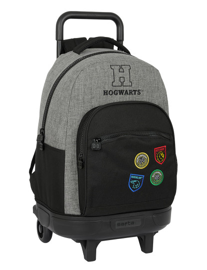 imagem de Mochila escolar com rodas Harry Potter House of Champions Preto Cinza 33 x 45 x 22 cm1