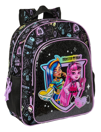 imagem de Bolsa infantil Monster High Preto 32 X 38 X 12 cm1