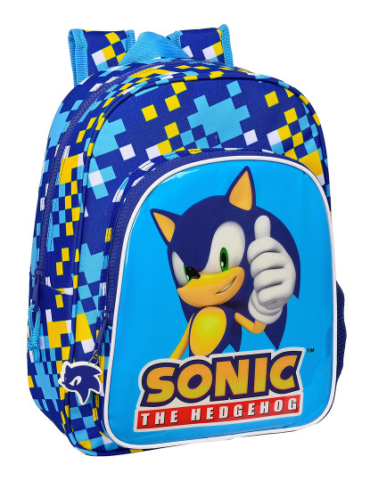 imagem de Mochila escolar Sonic Speed ??26 x 34 x 11 cm azul1