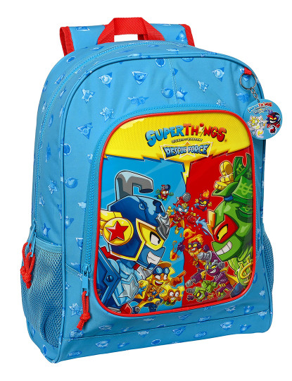 imagem de Mochila escolar SuperThings Rescue force 32 x 42 x 14 cm Azul1