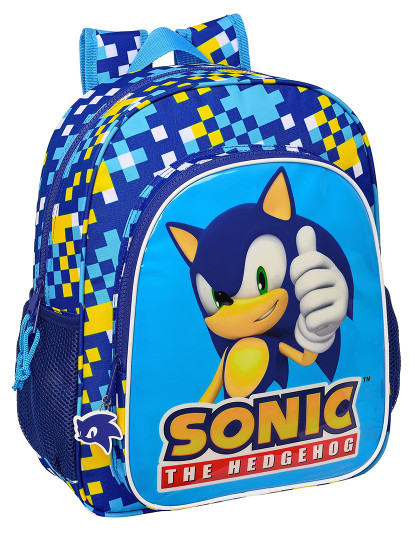 imagem de Mochila escolar Sonic Speed ??32 x 38 x 12 cm azul1