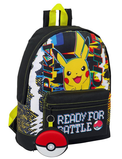 imagem de Mochila Escolar Pokémon Multicolor 32 x 40 x 12 cm1