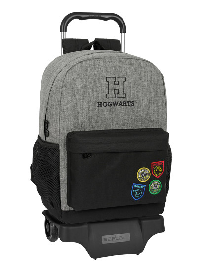 imagem de Mochila escolar com rodas Harry Potter House of Champions Preto Cinza 30 x 43 x 14 cm1