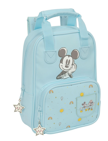 imagem de Mochila Escolar Mickey Mouse Clubhouse Bebé Azul Claro 20 x 28 x 8 cm1