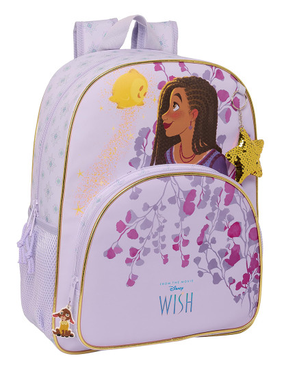 imagem de Bolsa Escolar Wish Lilás 33 x 42 x 14 cm1