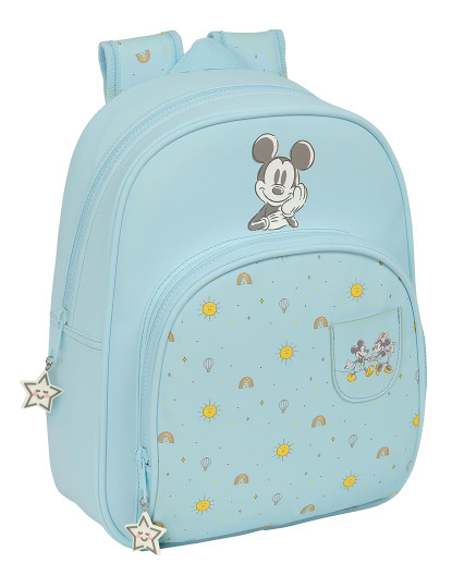 imagem de Mochila Escolar Mickey Mouse Clubhouse Bebé Azul Claro 28 x 34 x 10 cm1