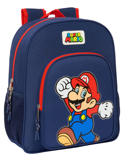 imagem de Mochila escolar Super Mario World Azul marinho 32 x 38 x 12 cm1