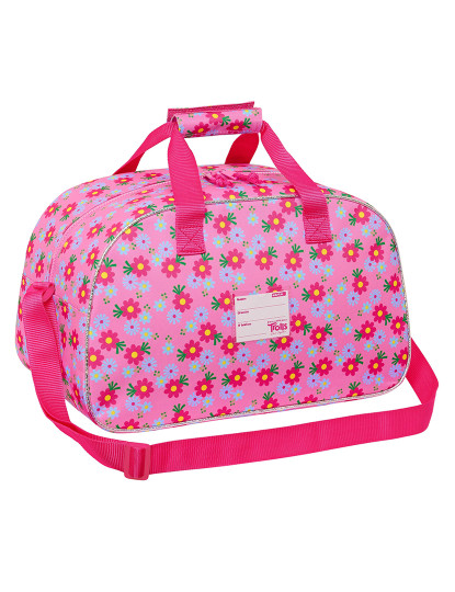 imagem de Saco esportivo Trolls Rosa 40 x 24 x 23 cm3