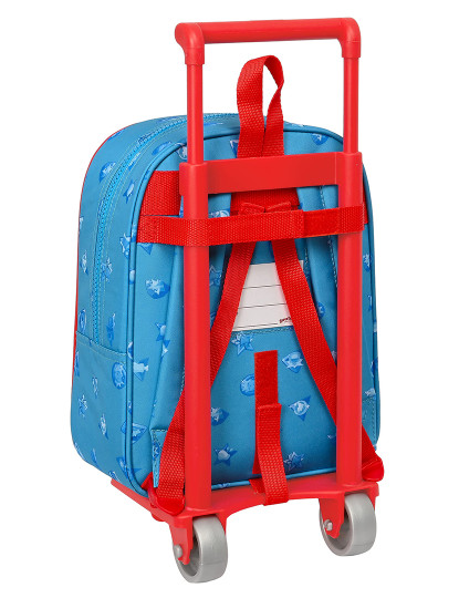 imagem de Mochila escolar com rodas SuperThings Rescue force Azul 22 x 27 x 10 cm3