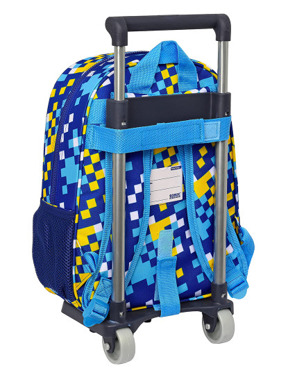 imagem de Mochila escolar com rodas Sonic Speed ??26 x 34 x 11 cm azul3