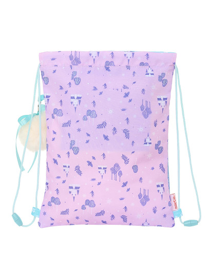 imagem de Mochila com Cordas Frozen Cool days Violeta Azul celeste 26 x 34 x 1 cm3