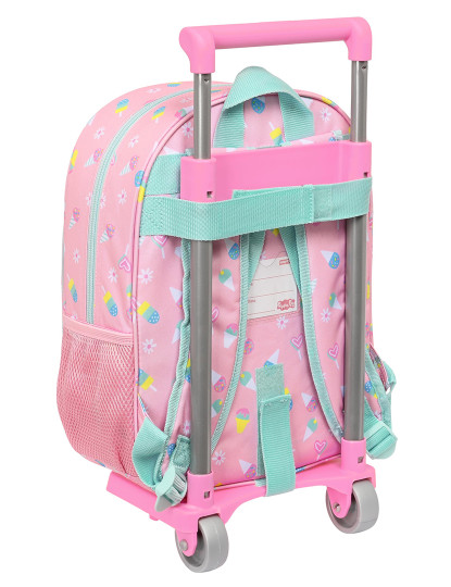 imagem de Mochila escolar com rodas Peppa Pig Sorvete Rosa Menta 26 x 34 x 11 cm3