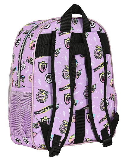 imagem de Mochila escolar Monster High Best boos Lilás 32 x 38 x 12 cm3