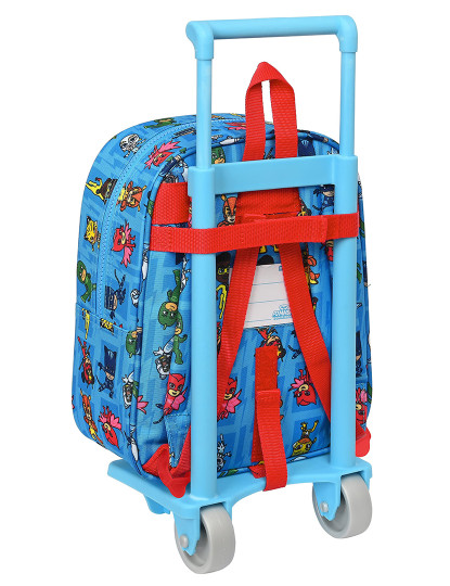 imagem de Mochila escolar com rodas PJ Masks Azul 22 x 27 x 10 cm3