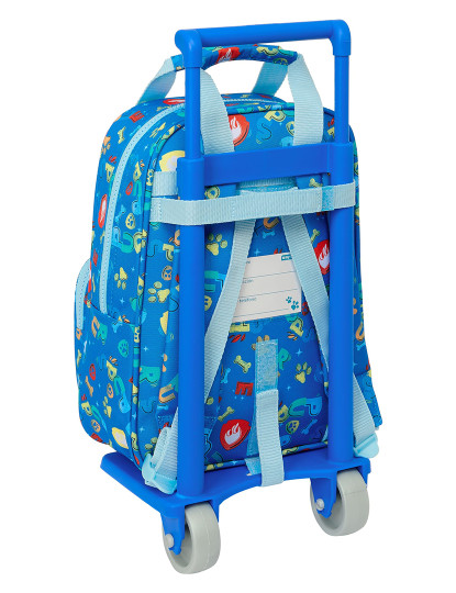 imagem de Mochila escolar com rodas The Paw Patrol Pups regra Azul 20 x 28 x 8 cm3