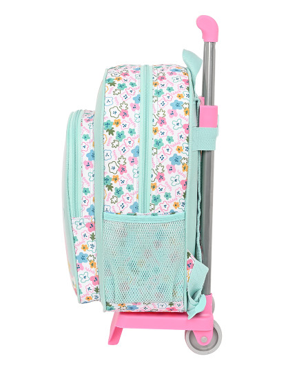 imagem de Mochila Escolar com Rodas Peppa Pig Canto aconchegante Azul Claro (26 x 34 x 11 cm)2